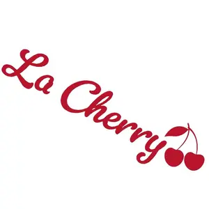 La Cherry Vinyl Decal Sticker UV & Waterproof Bumper Window Laptop Automotive Water Bottle Gift accessories – RED 7"