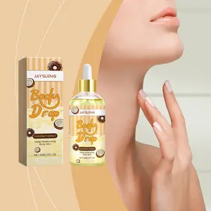 Jaysuing Gentle Coconut Donut Body Oil - Hydrating Nourishing Non-Irritating For Sensitive & Dry Skin Care Scented Body Oils