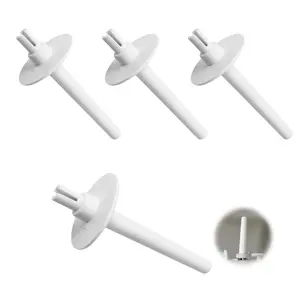 4 count Sewing Machine Spool Pin Thread Holder, Plastic Replacement Bobbin Pin for   or Handheld Use, Compatible with  Sewing Machine  Ideal Thread Holder for  Machines (Set 1)