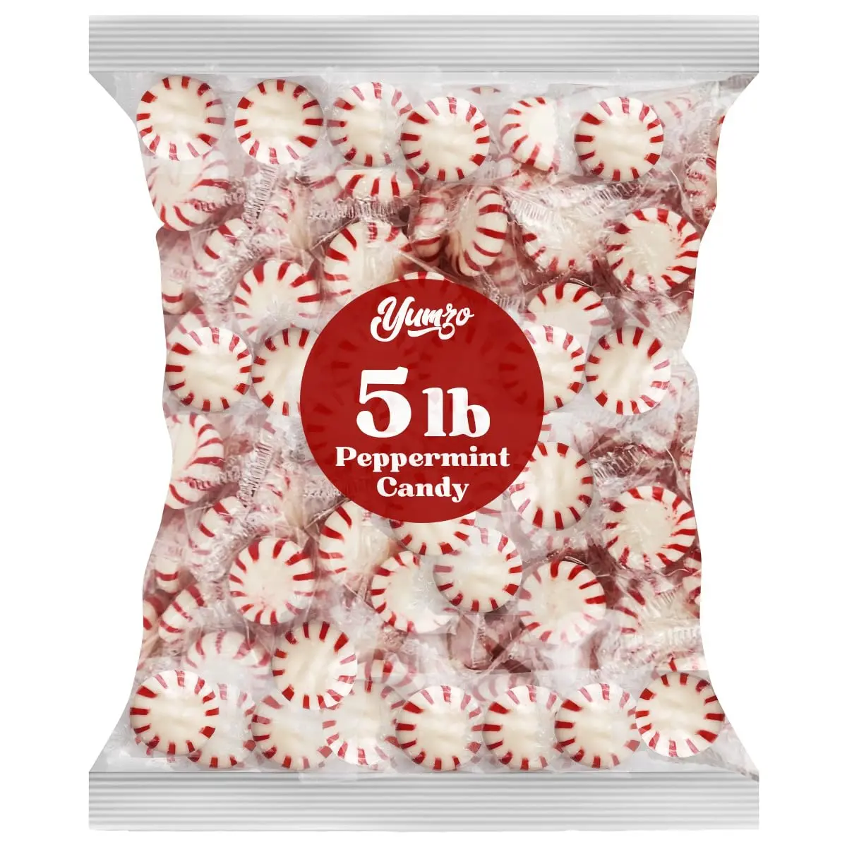 Starlight Peppermints Candy Individually Wrapped - Starlight Mints Hard Candy Individually Wrapped Office Candy Mints, Perfect Peppermint Candy for Office, 5lb
