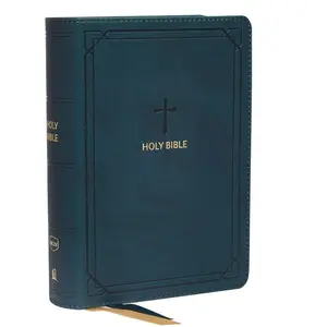 NKJV, End-of-Verse Reference Bible, Compact, Leathersoft, Teal, Red Letter, Comfort Print: Holy Bible, New King James Version Imitation Leather – September 29, 2020