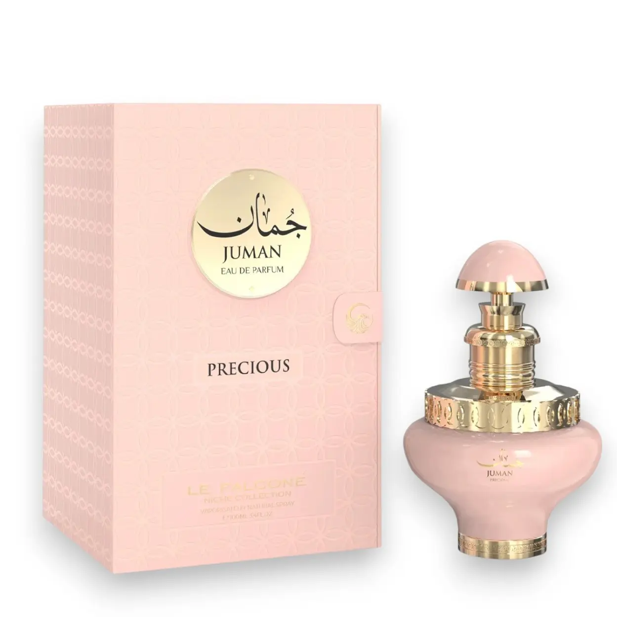 Le Falcone Juman Precious Alcohol-Based Unisex Perfume, 100 ML Single Item Eau De Parfum with Black Currant, Raspberry and Vanilla Notes
