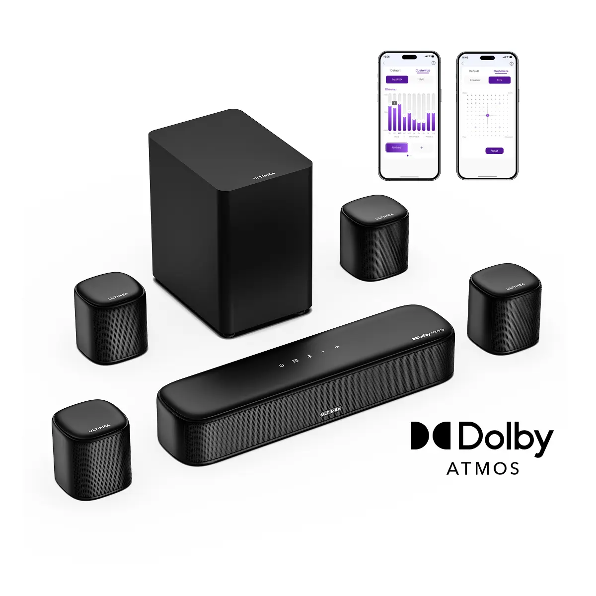 ULTIMEA Aura A60 7.1-Channel Dolby Atmos Sound Bar with Bluetooth: Immersive Audio for Home Theater, Smartphones, & Home Parties. Pre-order Now. Springtok#SummerVibes