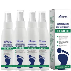 【Buy 2 Get 2】Antifungal Foot Spray with Tea Tree Oil 3.38 fl oz (100ml),Clinically Tested for Athlete's Foot,Stops Itching,Fights Odor&Fungus,Long-Lasting Protection,Moisturizing Foot&Nail Sanitizer Spray for Dry Feet,Shoe Freshness Spray depies