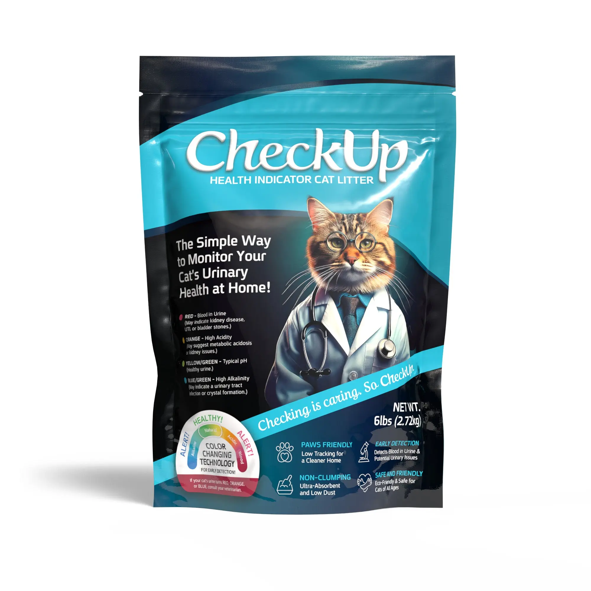 CheckUp Health Indicator Cat Litter | 6lb Bag