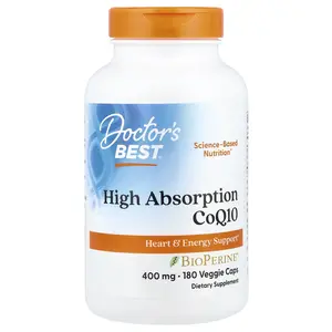 Doctor's Best High Absorption CoQ10 , 180 Veggie Caps