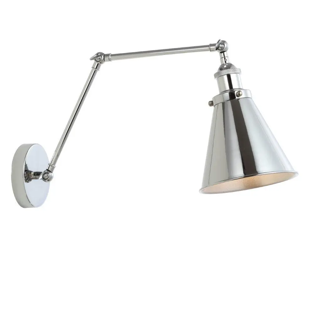 JONATHAN Y Rover 7" Adjustable Arm Metal LED Wall Sconce - Dimmable Indoor Light for Vanity Mirrors & Accent Wall Fixtures, Indoor Lighting, Wall Lighting