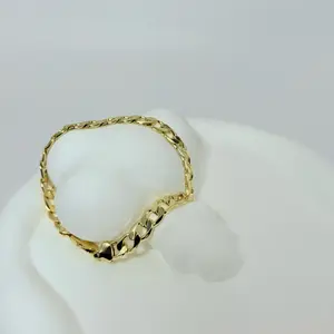 Cod 7039 Ankles Cuban Chain - Gold Toned Jewelry Piece