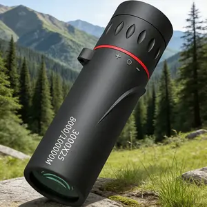 3000x25 Adult Mini Monocular Telescope, Waterproof Mini Telescopic Scope, Ideal for Sports Events, Concerts, Camping, Hiking