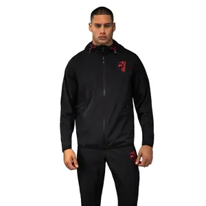 Venum x Mike Tyson Tiger Track Jacket - Deep Deep Black/Intense Red