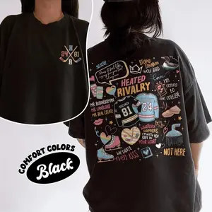 Heated Rivalry Romance Shirt , Hollanov Couple Romance Book Tshirt, Hockey Rivals Couple Shirts, Movie Book Fans Gift, Graphic Tee, Unisex Fashion, Full Color, Full Size, For Men, For Women