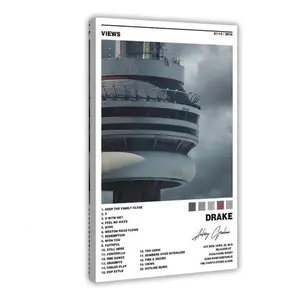 [SALE UP TO 50% - UNFRAMED] Drake Album Poster Views Music Rapper Poster