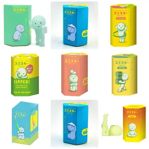 Authentic Smiski Glow in The Dark Mini Figures | Hipper Living Toilet Bathroom Gym Yoga Series Blind Box