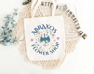 Officially Licensed, Sarah J Maas, Abraxos, Manon, Throne of Glass, Book Club Tote, Reusable Shopping Bag, Literary Gift, Book