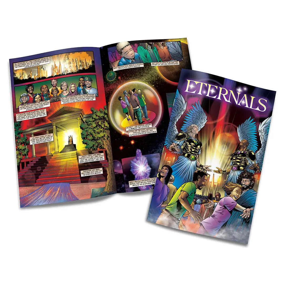 Eternals - Comic Book Exploring Eternity and the Bible Promises of Eternal Life