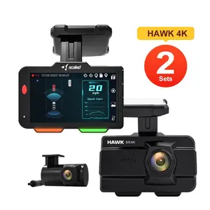 Bundle Sales: 2 Sets  HAWK4K AI Dash Camera  with 4K Video 7 ADAS functions 10 Voice Commands