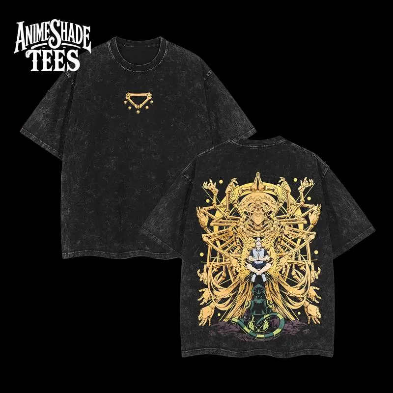 Netero vs Meruem Hunter x Hunter Shirt – Vintage Washed Anime Tee, Heavyweight  Streetwear, HxH Graphic Tee, Classic Manga Battle Merch, Gift for Anime Fans, Soft Cotton Casual Wear