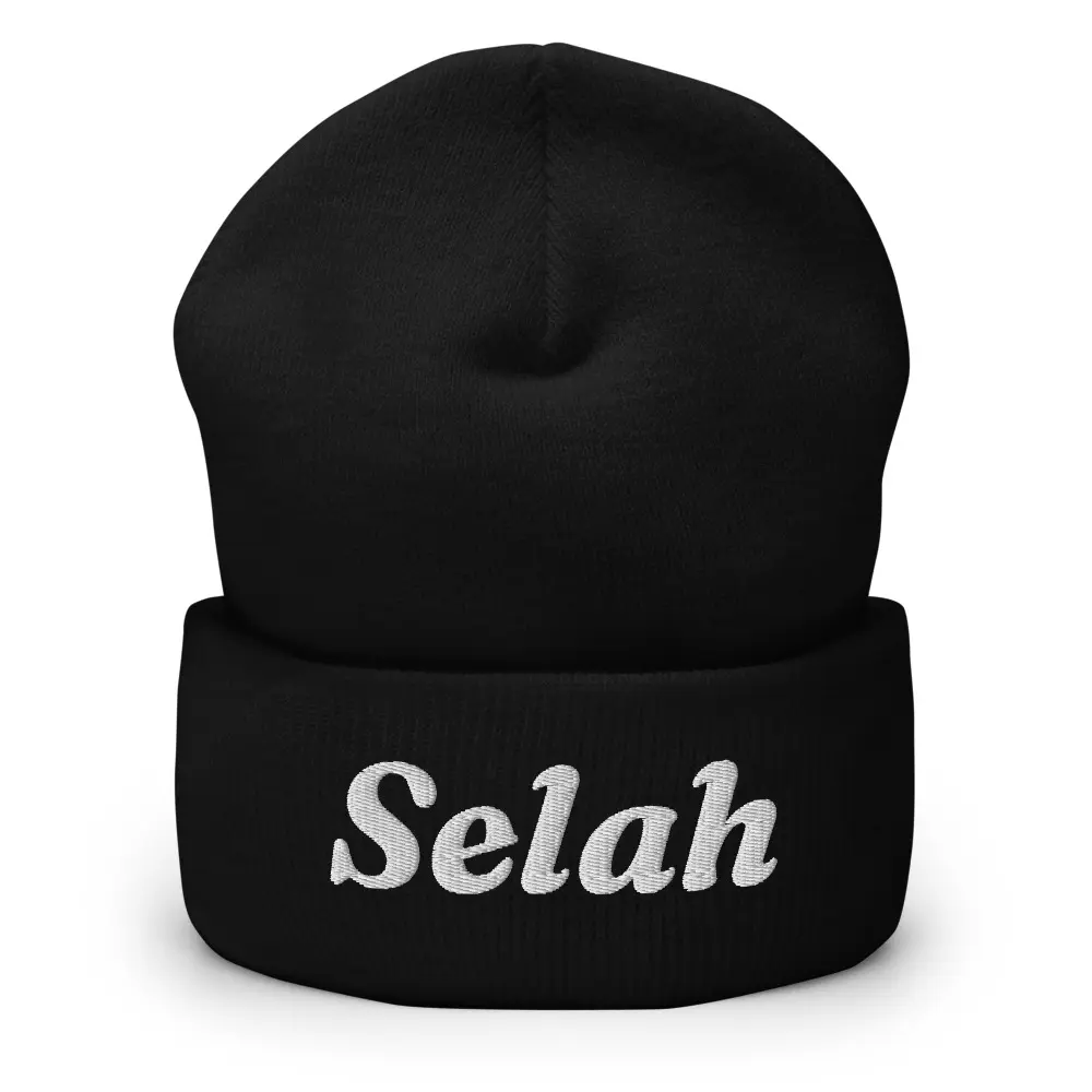 Selah Cuffed Beanie Church Sunday Psalms
