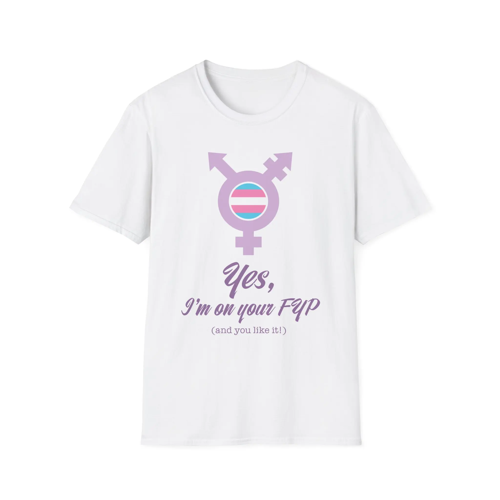 Yes I'm on Your FYP Graphic T-Shirt | CD, Crossdresser, Trans Tee