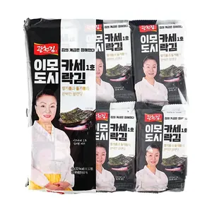 KWANGCHEONKIM Korean Roasted Seaweed Snack with Sesame & Perilla Oil - 12 Packs (48g) - Savory Gim for K-Drama & Mukbang Fans