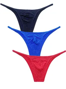 Men's Lace Ultra-Thin Mesh Breathable Semi-Transparent Triangle Briefs, Slim-Fitting Low Waist Comfort Elastic Fashion Bikini Shorts