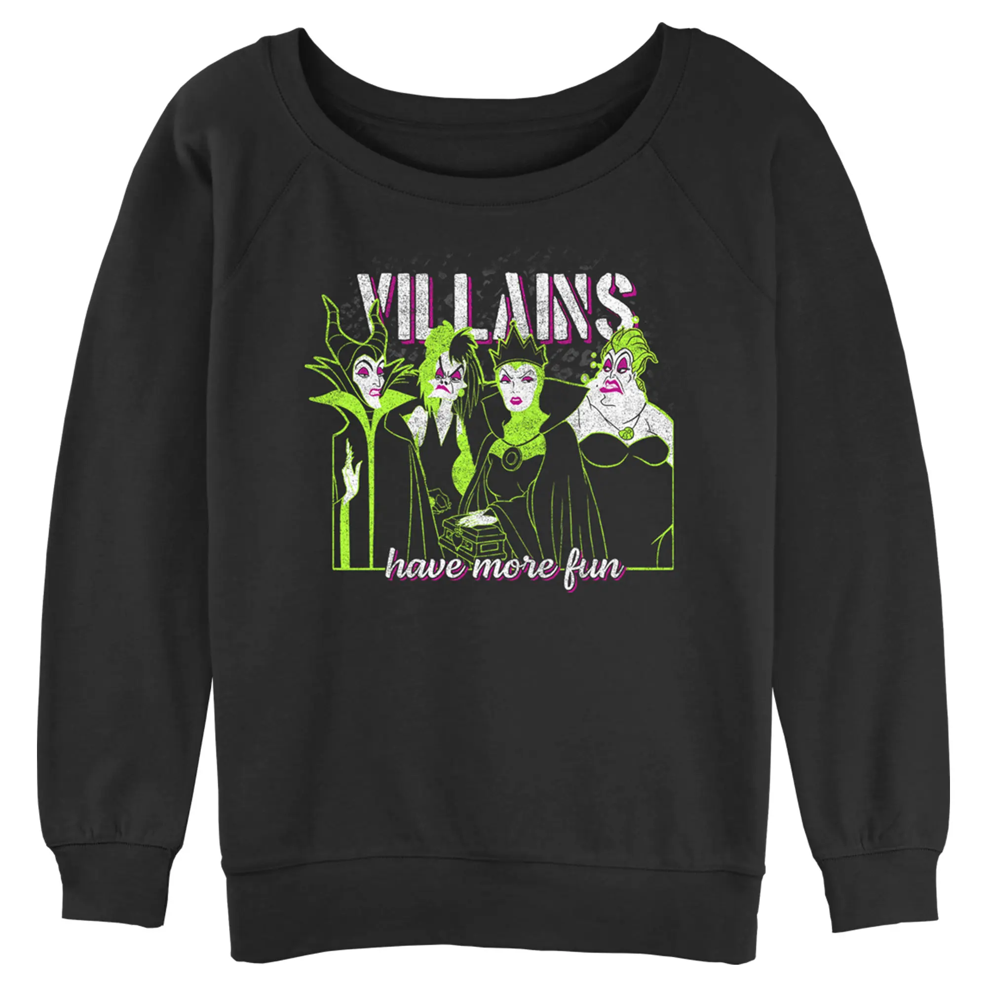 Juniors Womens Disney Villains Have More Fun Sweatshirt