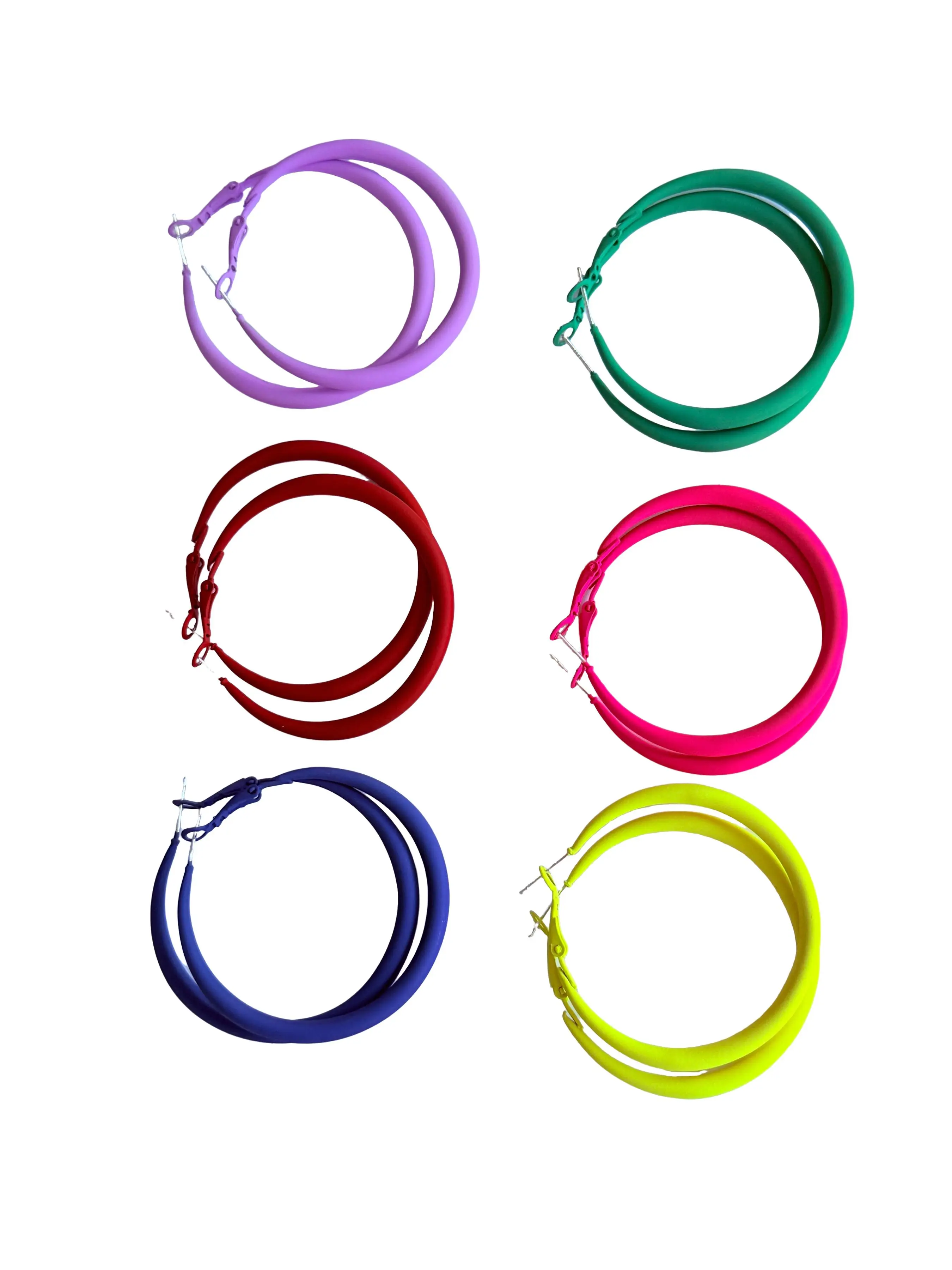 Women's Candy Color Ear Cuffs Set, Fashionable Minimalist Design, Perfect for Any Occasion, Elegant Jewelry for Women, Dainty Lightweight Hoops