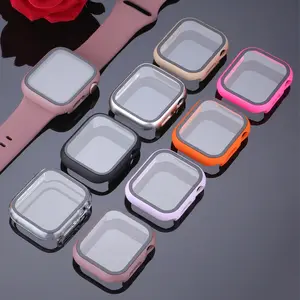 8-Piece Set of Apple Watch Cases (40mm–49mm) — Stylish, Casual, and Sporty Design. Compatible with Apple Watch Ultra / Series 11 / 10 / 9 / 8 / 7 / 6 / 5 / 4 / SE. Unisex. Comfortable to Wear with Responsive Touch Sensitivity. Smart Watch Accessories