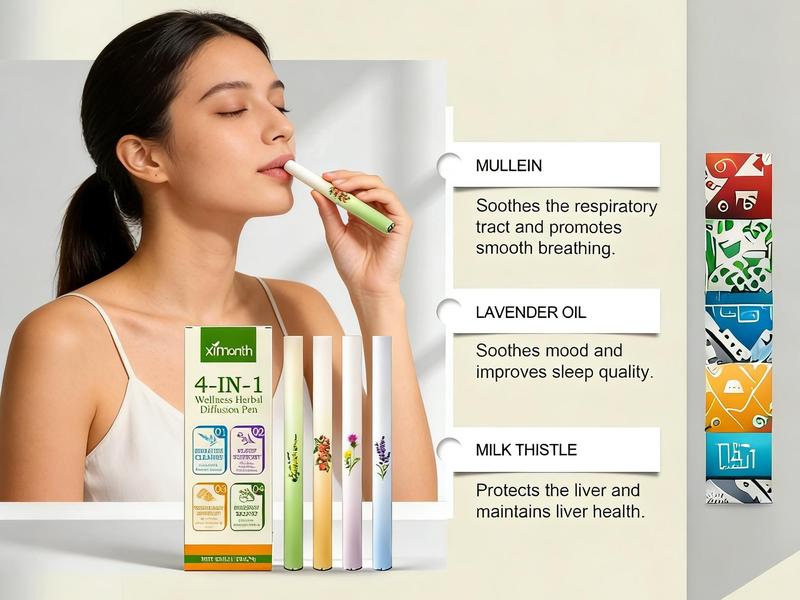 All-in-One Herbal Diffusion Pen  Supports Breathing, Sleep & Liver Health