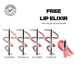 sacheu Lip Icons Trio & Quad - Iconic Lip Liner STAY-N with Hyaluronic Acid & Vitamin E