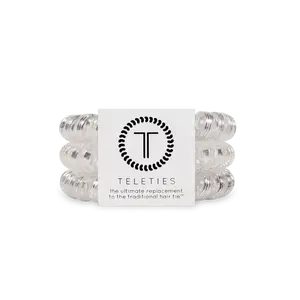 Teleties | Silver Slay Large Hair Ties