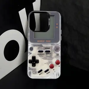 Retro game console design, stylish and simple anti-slip, large-hole shockproof phone case - fun, unique, trendy holiday gift for men and women. Compatible with iPhone 17 16 15 14 13 12 11 Pro Max Plus Air XR XS Max 7 8Plus 16E SE series phone cases.