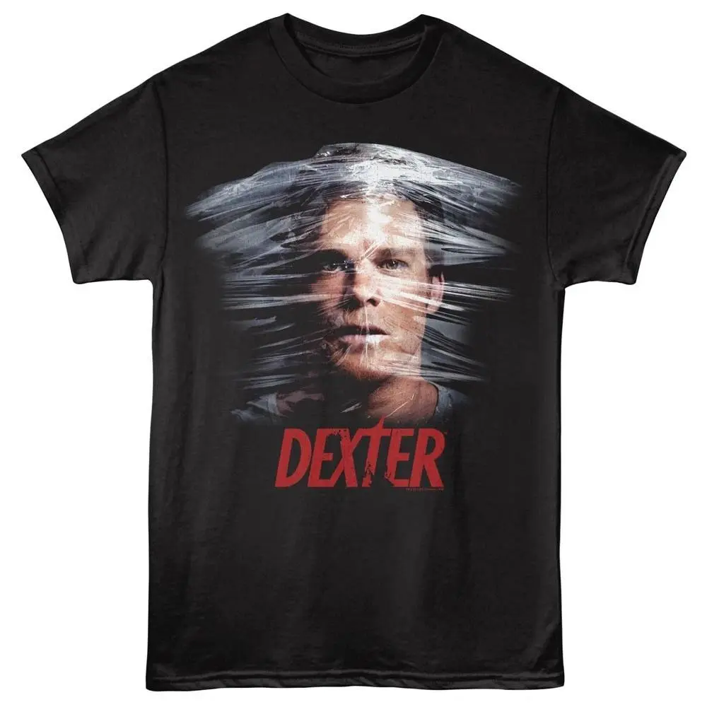 Dexter Plastic Wrap TV Show Graphic T-Shirt – Retro TV Series Graphic Tee