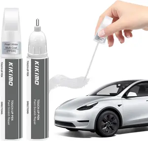 for Tesla Touch Up Paint(Pearl White MultiCoat(PPSW)), Car Paint Repair Kit for Tesla Model Y//S/X,  In  Scratches Repair with Pen Tip and Brush, ColorMatched for Quick & Easy Fix