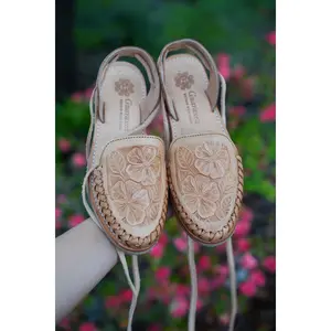 Buena Vista Lace Up Sandal for Women - Comfortable Summer Footwear with Lace Detail and Decorative Design