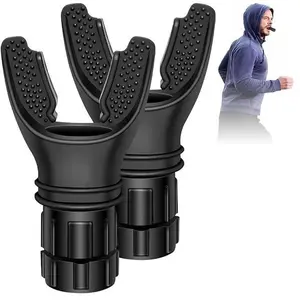 Upgraded Portable Breathing Trainer, Reliable Breathe Exercise Device Adjustable Resistance, Exerciser Trainer Daily Fitness Training, Easy to Clean