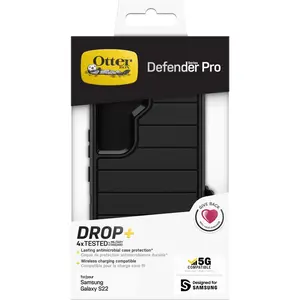 OtterBox - (OPENBOX) Defender Series Pro Hard Shell for Samsung Galaxy S22 - Black
