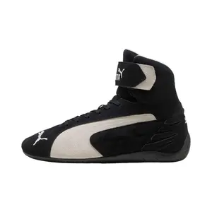 Puma Speedcat Mid 'Black Off White' Men's Lightweight Breathable Running Shoes with Laces All Seasons Comfortable Cushioning