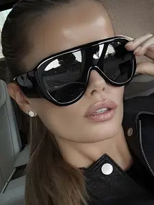 New Oversized Unisex Sunglasses, Sporty Protection Eyewear, Trendy European-American Style, Ideal for Driving & Outdoor Activities, High Quality Sunglasses