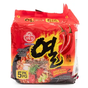 Ottogi Yeul Ramen, Hot Taste 120g*5 21.16 oz