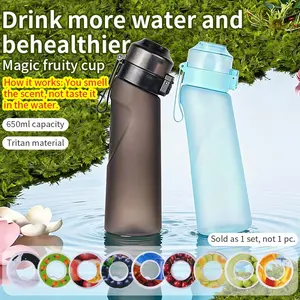 Personalized Fruit Flavor Water Bottle, Includes 3 Fruit Clips, Modern Style, Non-Lead Crystal Glass, Ideal for Young Adults and Students