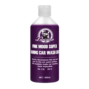 Ebony Sandalwood Scented Pink Mr. Pink Car Wash Soap - 16 oz Super Suds Foaming Car Wash Soap for Cannon, Blaster, or Bucket Washing - pH Balanced, Safe on Wax, Sealant, Ceramic, and Clear Coat Finishes
