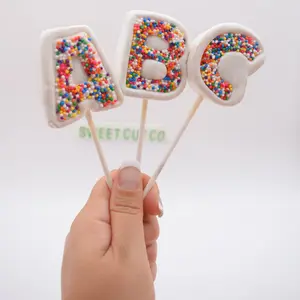 sweet cut co (BOLD) LETTER CAKE POP PRV 1oz Cake pop dough press can we used as cutter and stamp as well