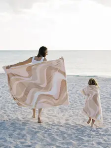 Luxe Coastal Calm Stroller Blanket and Throw Set