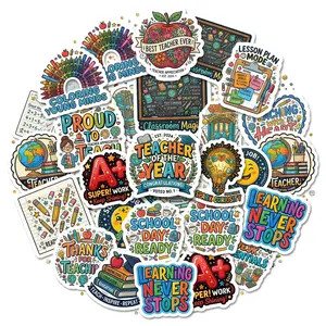 Stickers Pack 18pcs Teacher Stickers for Classroom Decor and Teaching Tools Enhance Learning Environment