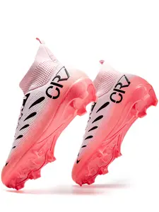 Professional Men's TF Soccer Shoes, Anti-Slip Wear-Resistant Outdoor Sports Training Boots, Comfortable Breathable Artificial Grass Cleats, Football Field Boots