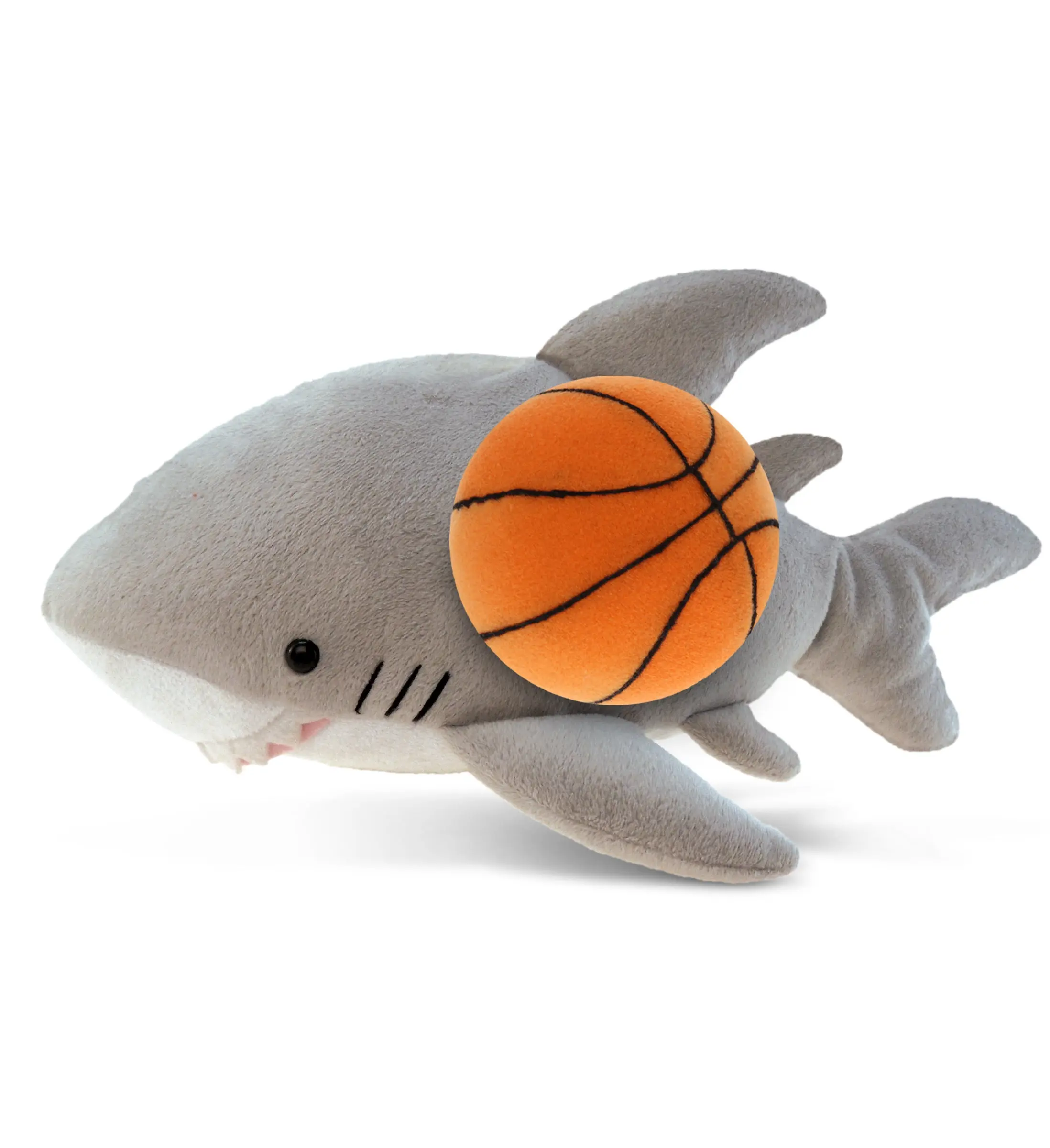 PLUSH BASKETBALL - 6" PLUSH - SHARK