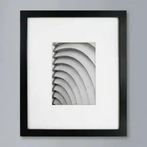 10  x 12  Matted to 5  x 7  Thin Gallery Frame Black - Made By Design X 3 packs