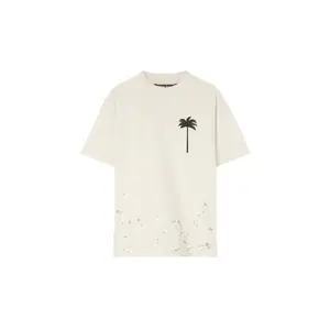Pxp Painted Classic T-Shirt "Butter/Black" PMAA001F22JER0040410