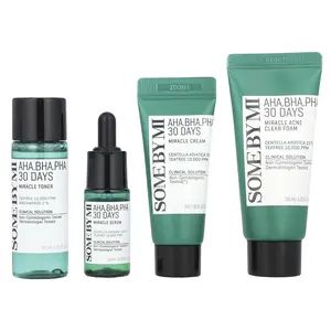 SOME BY MI AHA. BHA. PHA 30 Days Miracle AC SOS Kit, Edition, 4 Piece Kit SOME BY MI AHA. BHA. PHA 30 Days Miracle AC SOS Kit, Edition, 4 Piece Kit